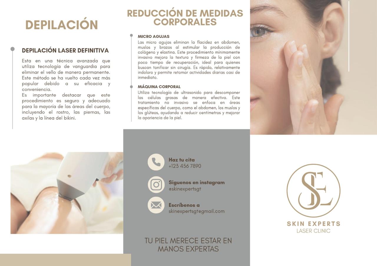 Resultado de tratamiento en Skin Experts